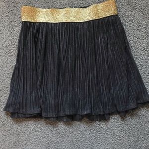 Gold and black skirt